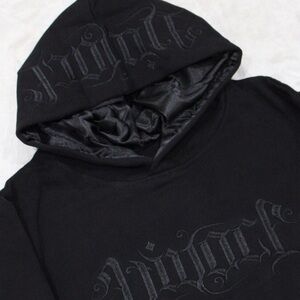New Black Hoodie Y2K Streetwear
